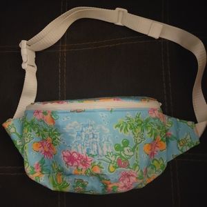 Inspired Lilly Pulitzer Print Lilly Loves Mickey Fanny Pack Nwot